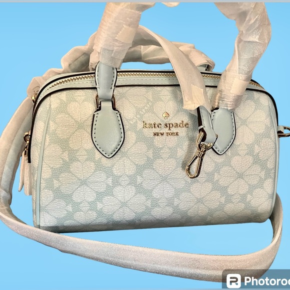 kate spade Crossbody/handbag PVC Leather Dolly Duffle New/w Tags Original Pkg - Picture 13 of 16